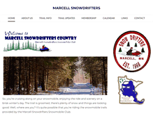 Tablet Screenshot of marcellsnowdrifters.com